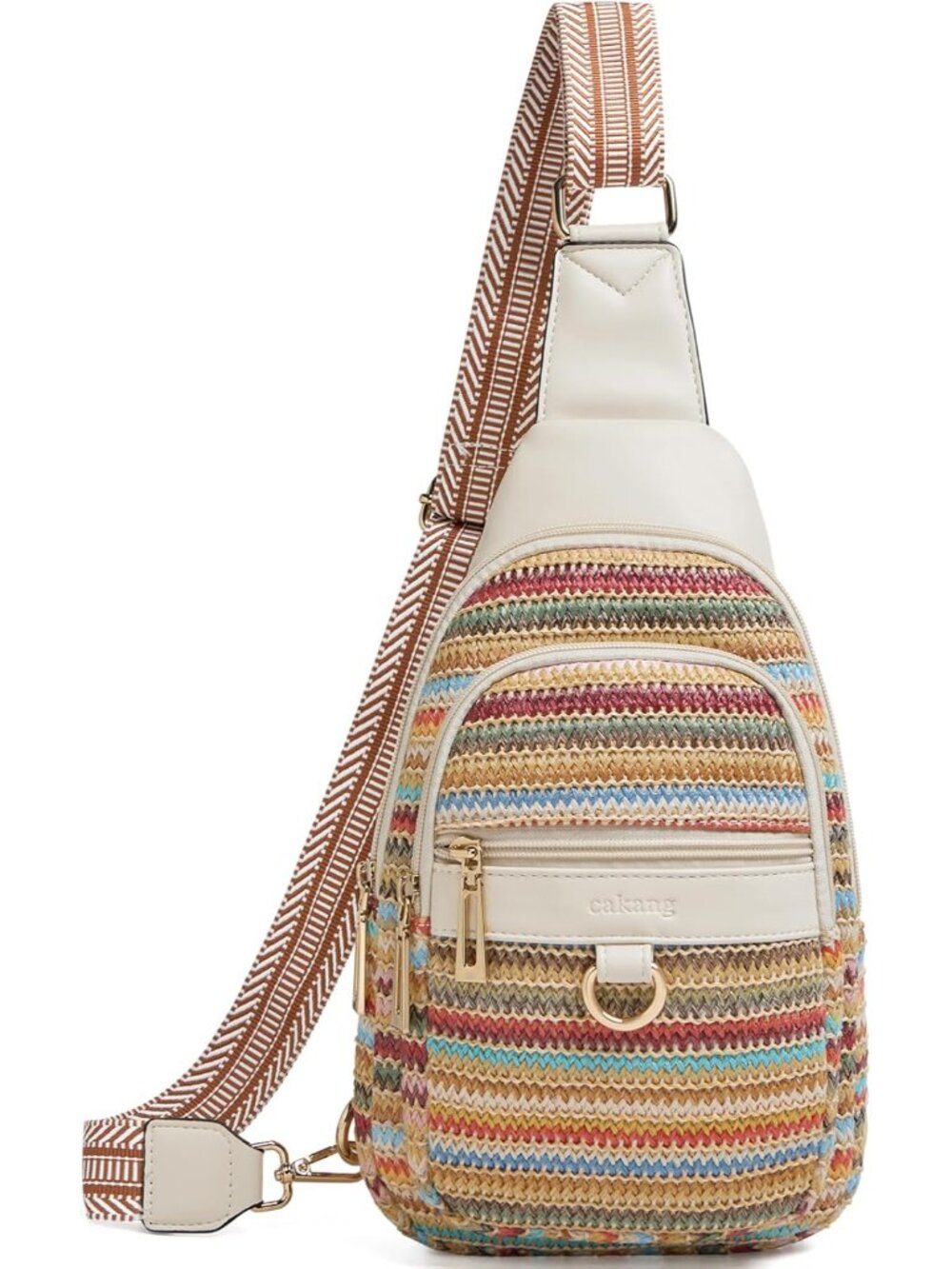 Womens Sling Bag Crossbody Bags for Women Vegan Leather Sling Backpack Daypack F - Picture 7 of 9